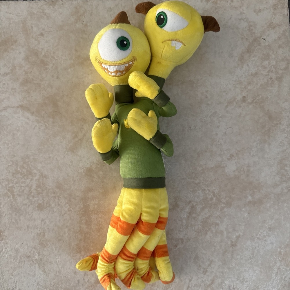 Disney Pixar Monsters University Terry & Terri Plush 16" Oozma Kappa OK